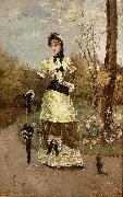Alfred Stevens La Parisienne USA oil painting artist